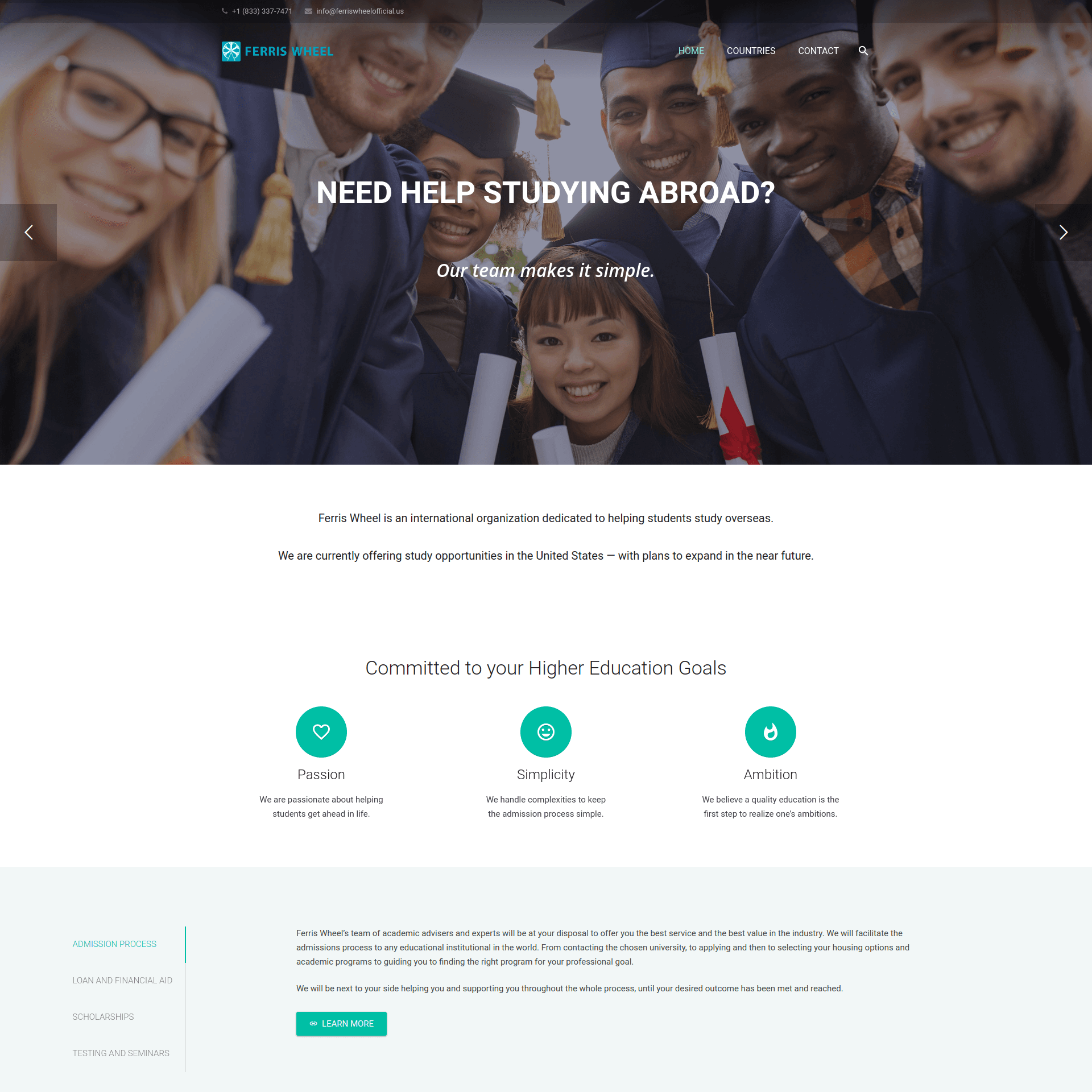 Ferris Wheel Website